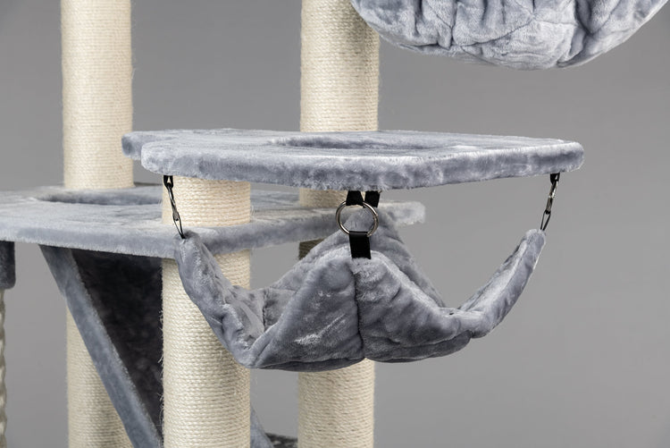 Cat Tree Kilimandjaro de Luxe Crown (Light Grey)