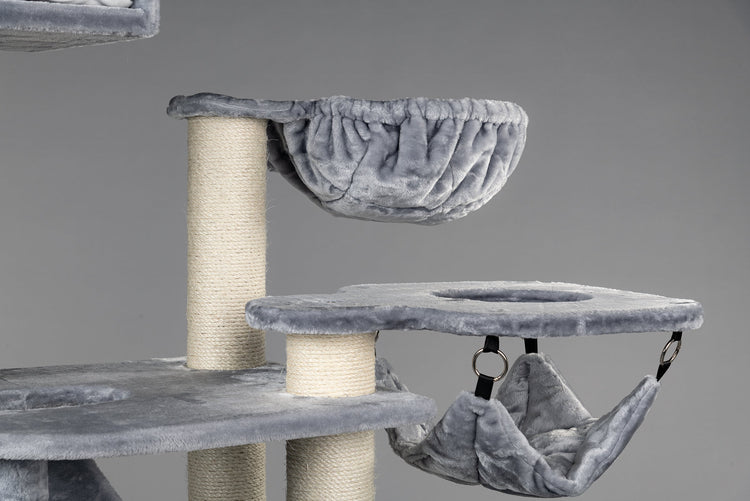 Cat Tree Kilimandjaro de Luxe Crown (Light Grey)