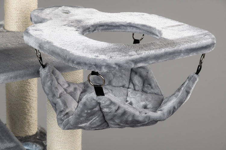 Cat Tree Kilimandjaro de Luxe Crown (Light Grey)