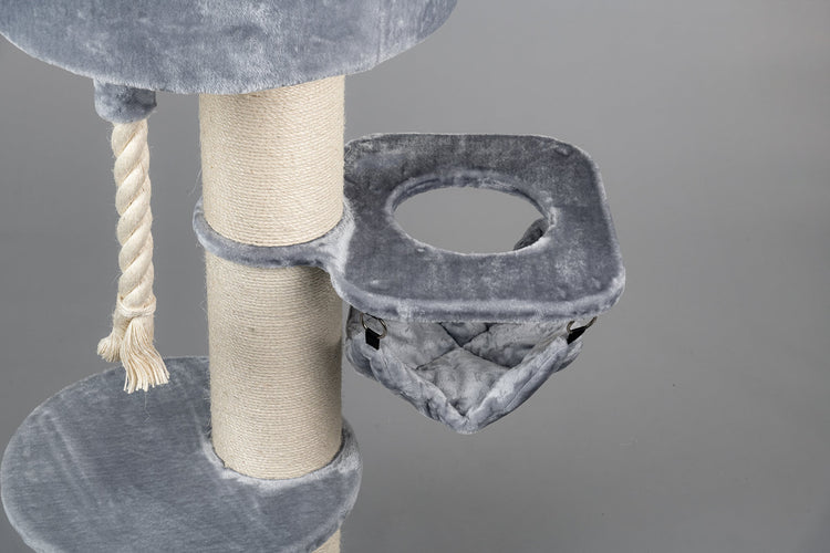Cat Tree Maine Coon Sleeper Crown (Light Grey)
