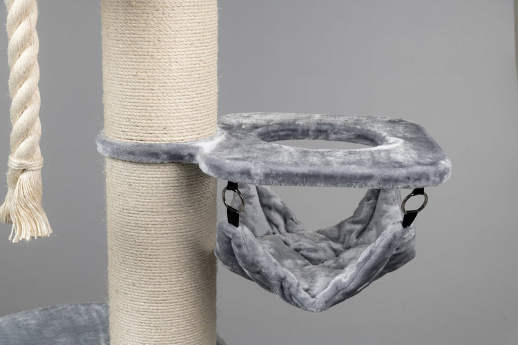 Cat Tree Maine Coon Sleeper Crown (Light Grey)