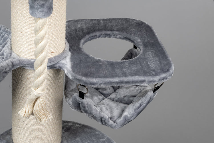 Cat Tree Maine Coon Sleeper Crown Plus (Light Grey)