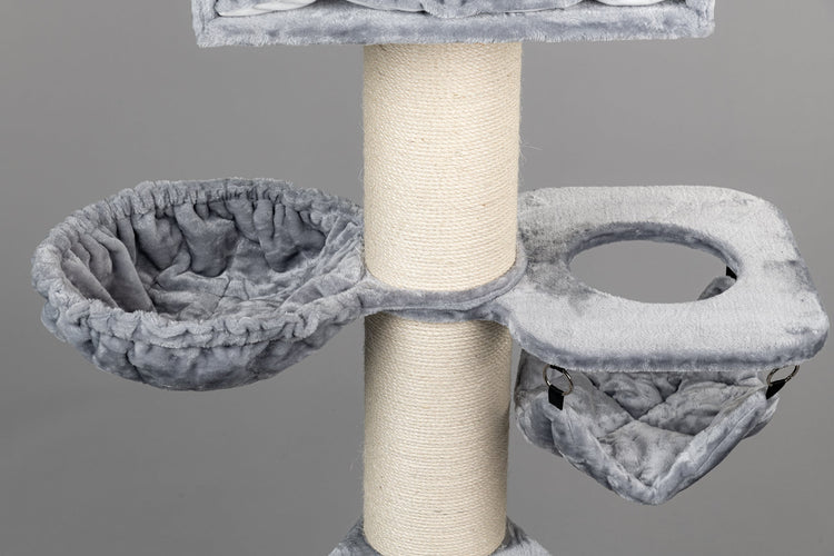 Cat Tree Royalty Crown Plus (Light Grey)