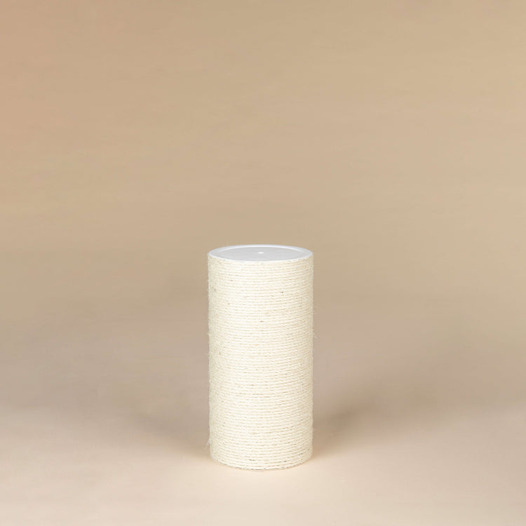 Sisal Pole 40 cm x 20 cmØ - M10 - 5 Screw Hole (Cream)