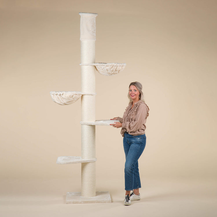 Cat Tree Maine Coon Tower (Cream)