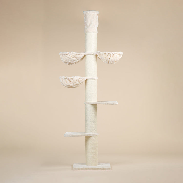 Cat Tree Maine Coon Tower Plus (Cream) 275-295 cm