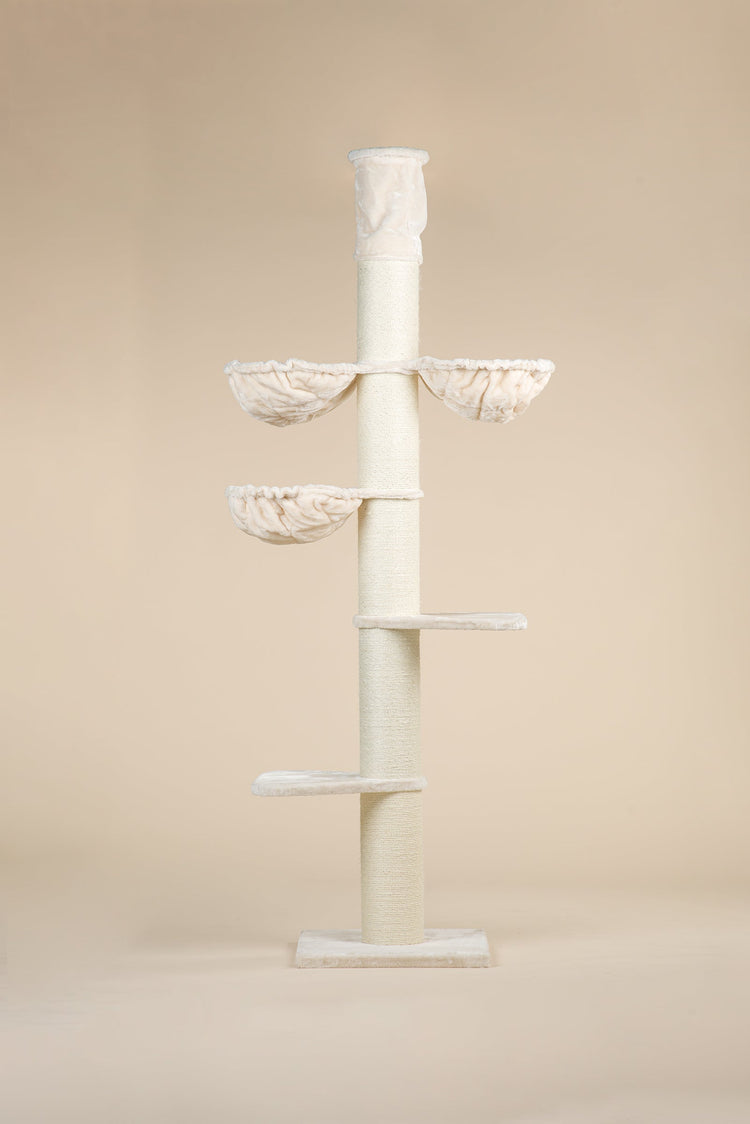 Cat Tree Maine Coon Tower Plus (Cream) 275-295 cm