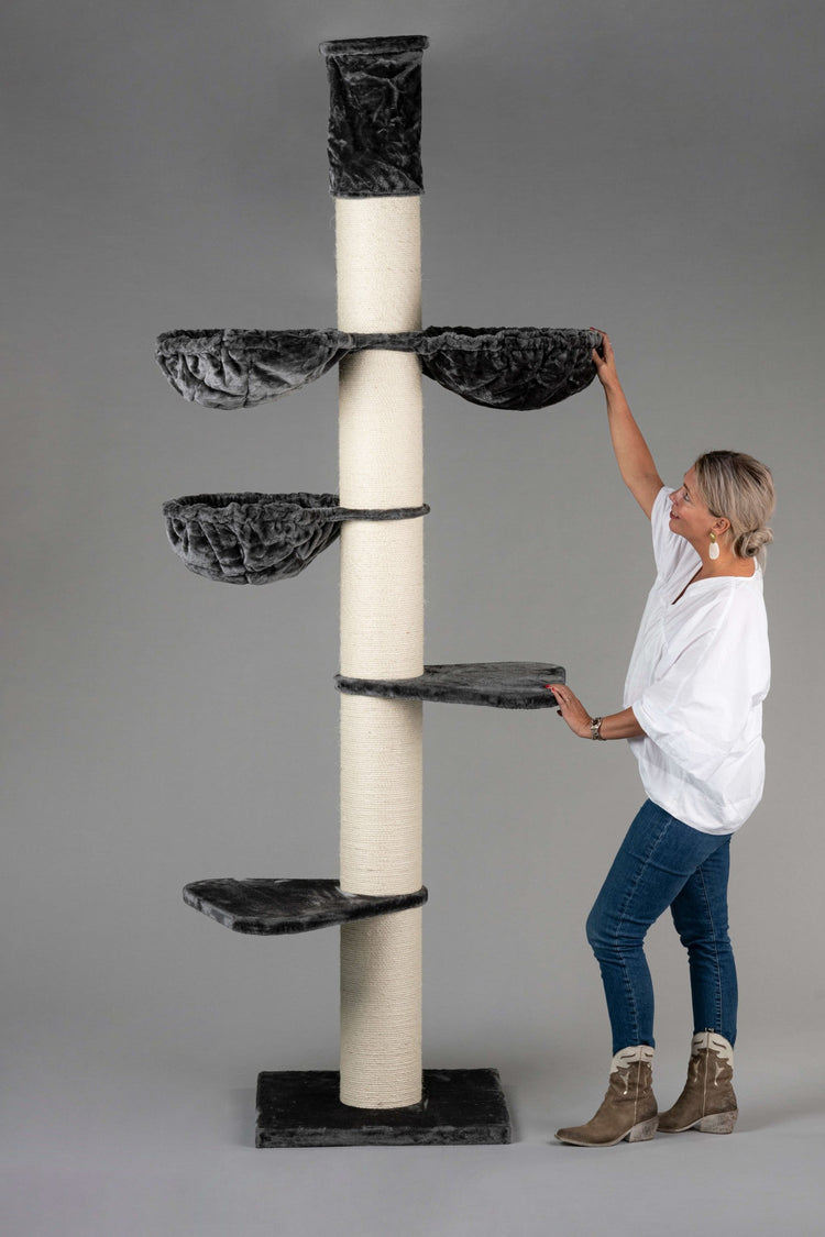 Cat Tree Maine Coon Tower Plus (Dark Grey)