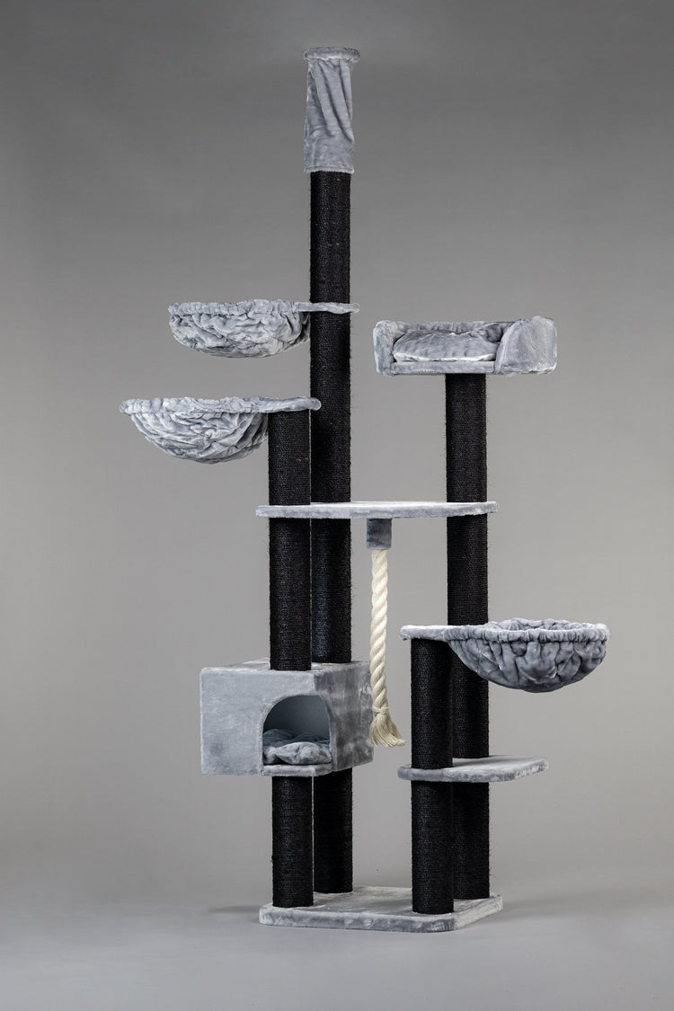 Cat Tree Catdream de Luxe Blackline (Light Grey)