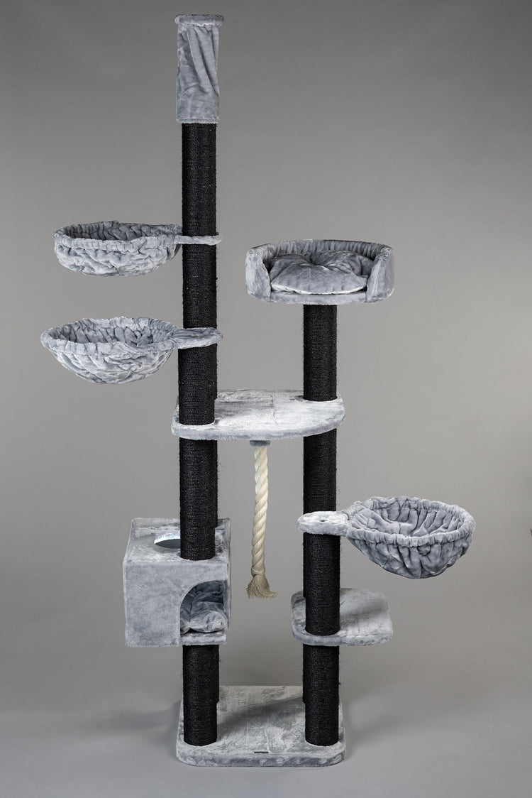 Cat Tree Catdream de Luxe Blackline (Light Grey)