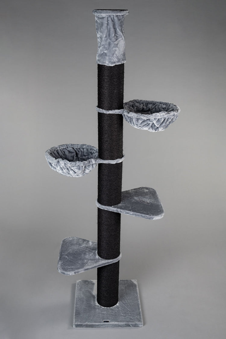 Cat Tree Maine Coon Tower Blackline (Light Grey)