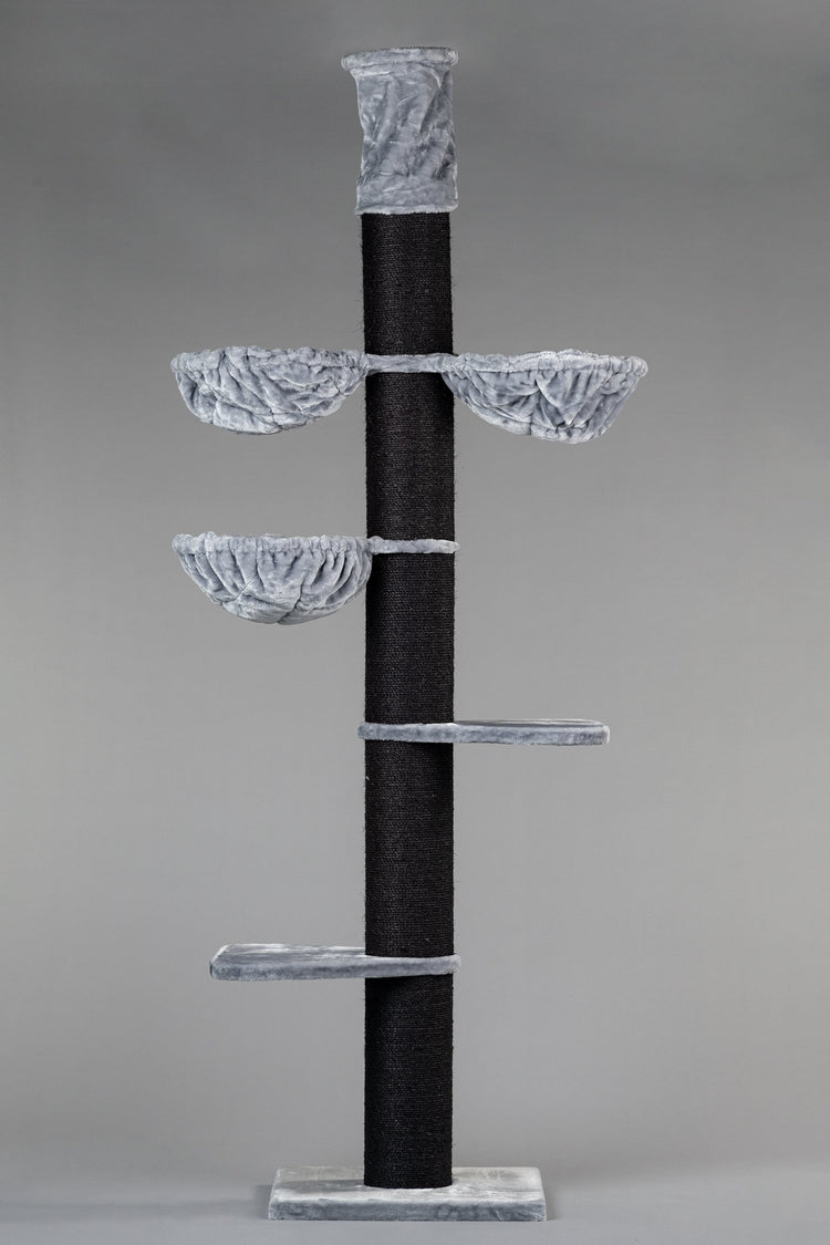 Cat Tree Maine Coon Tower Blackline Plus (Light Grey)