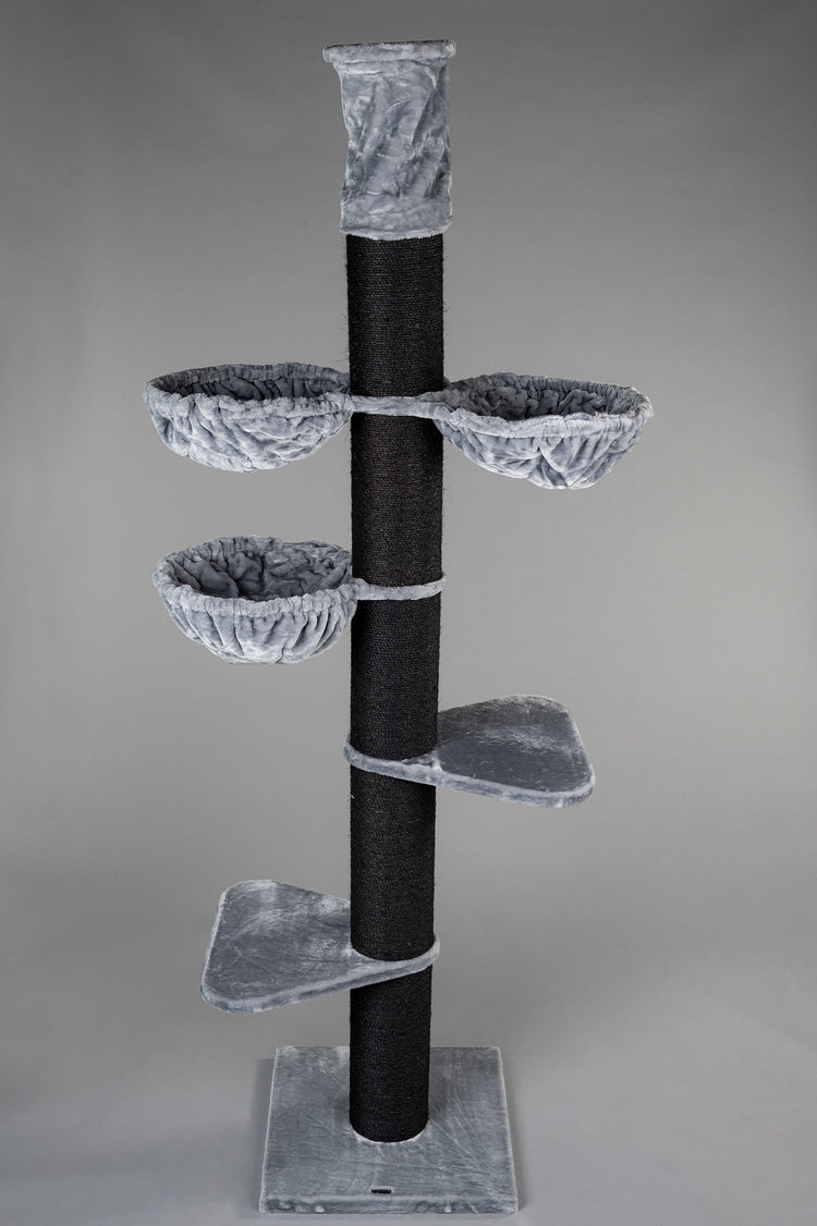 Cat Tree Maine Coon Tower Blackline Plus (Light Grey)