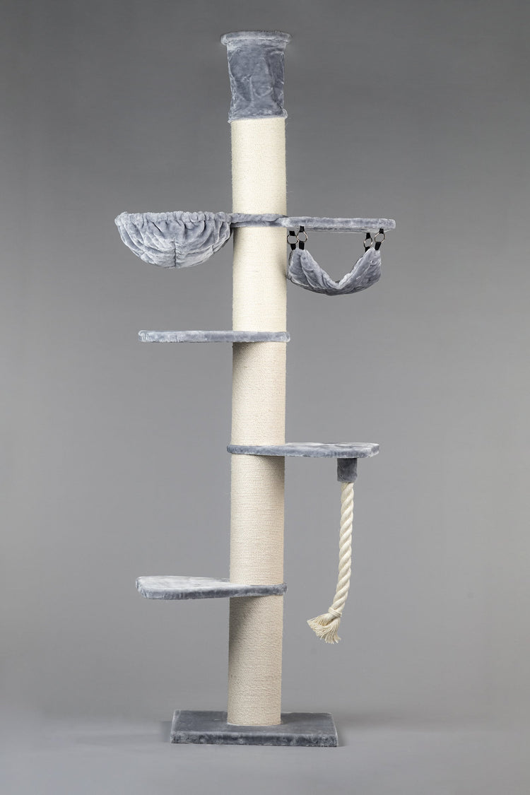 Cat Tree Maine Coon Tower Crown (Light Grey)