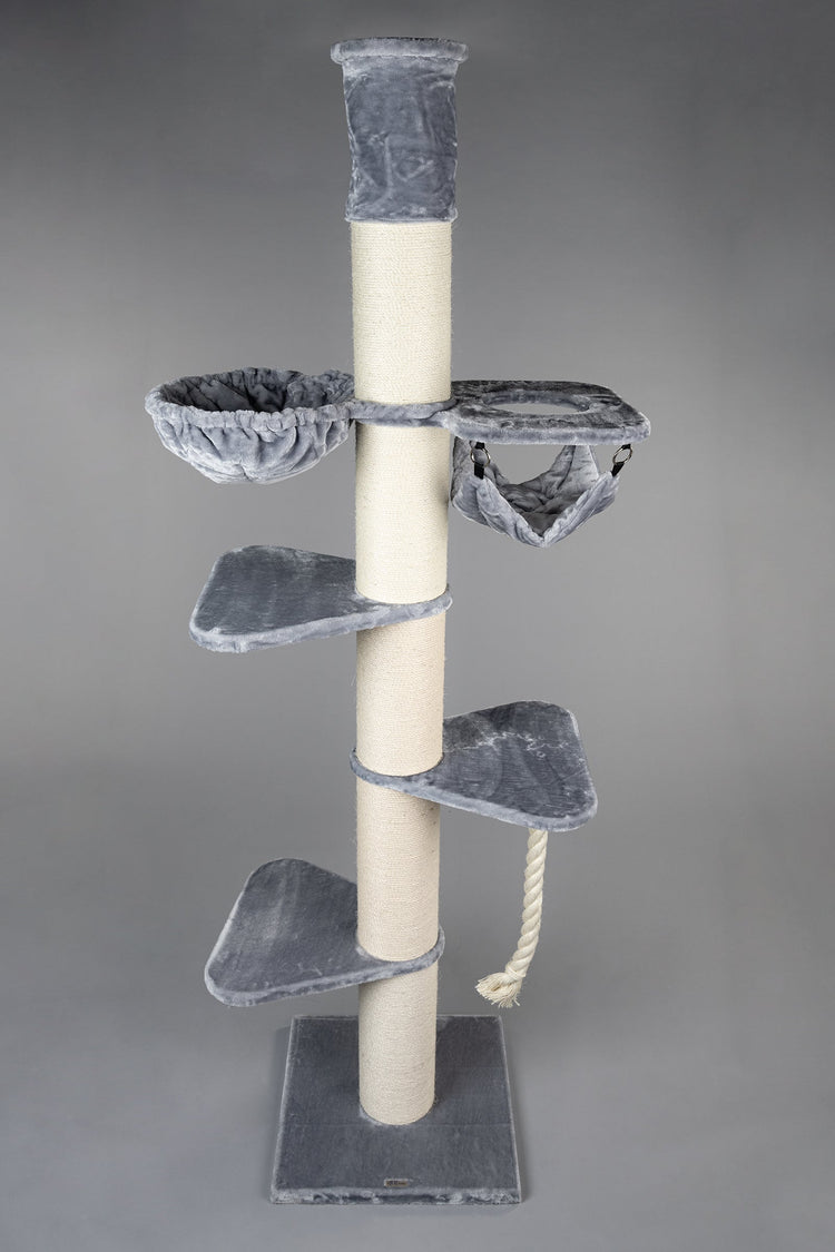 Cat Tree Maine Coon Tower Crown (Light Grey)