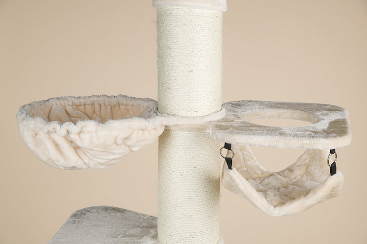Cat Tree Maine Coon Tower Crown (Cream)
