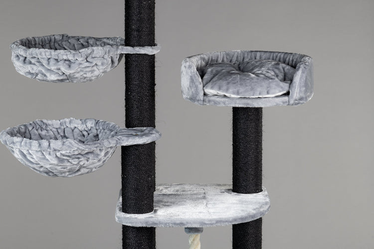 Cat Tree Catdream de Luxe Blackline (Light Grey)