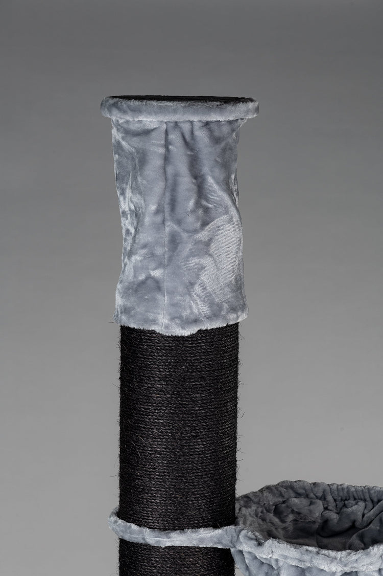 Cat Tree Maine Coon Tower Blackline (Light Grey)