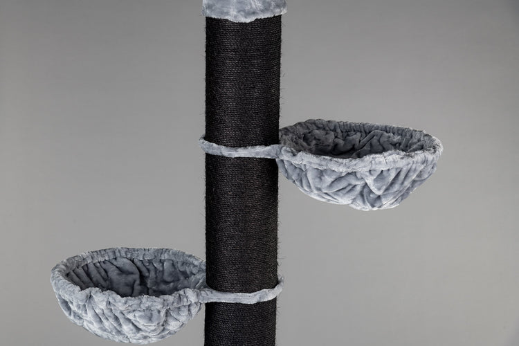 Cat Tree Maine Coon Tower Blackline (Light Grey)