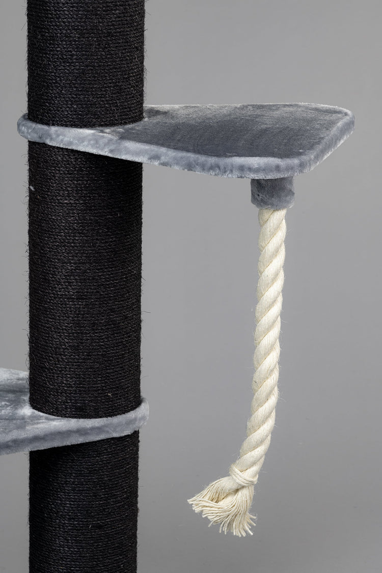 Cat Tree Maine Coon Tower Blackline Crown (Light Grey)