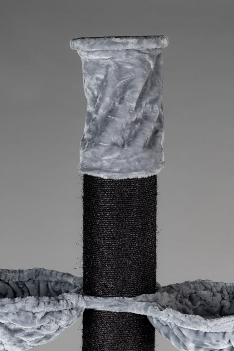Cat Tree Maine Coon Tower Blackline Plus (Light Grey)