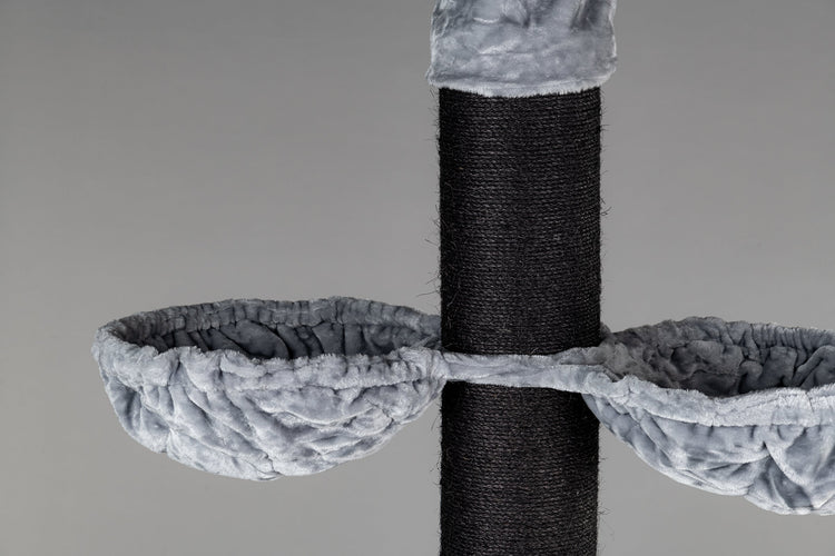 Cat Tree Maine Coon Tower Blackline Plus (Light Grey)