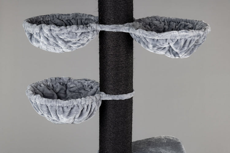 Cat Tree Maine Coon Tower Blackline Plus (Light Grey)