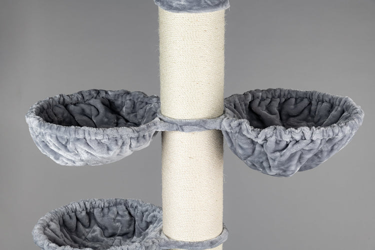 Cat Tree Maine Coon Tower Plus (Light Grey)