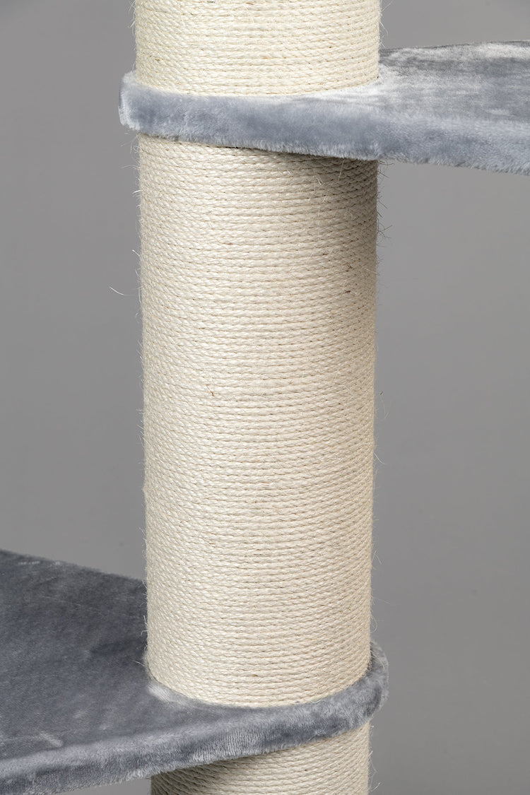 Cat Tree Maine Coon Tower Plus (Light Grey)