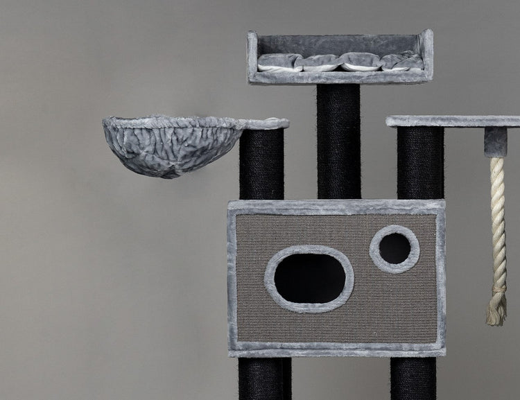 Scratching Barrel Palace Left (Light Grey)