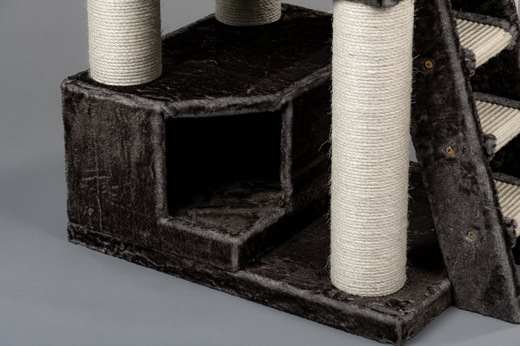 Playhouse Cushion Taupe, Corner Coon 55 x 35 x 25 cm