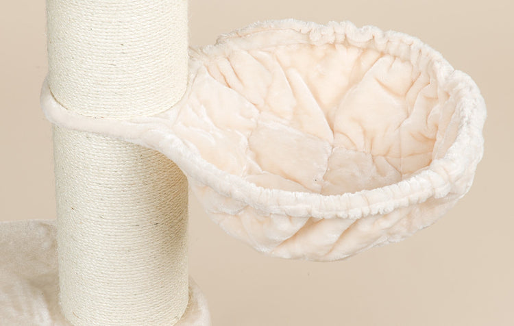 Large, Cream Hammock de Luxe For Royalty (for 20 cm poles)