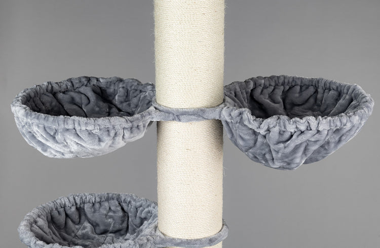 Large, Light Grey Hammock de Luxe (for 20 cm poles)