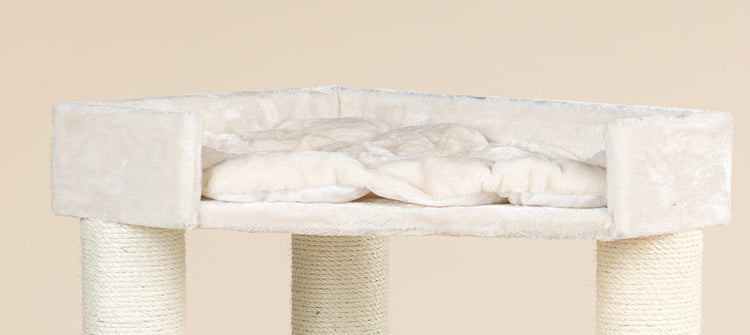 Cream Lounge Lying Area Corner Coon (incl. cushion)