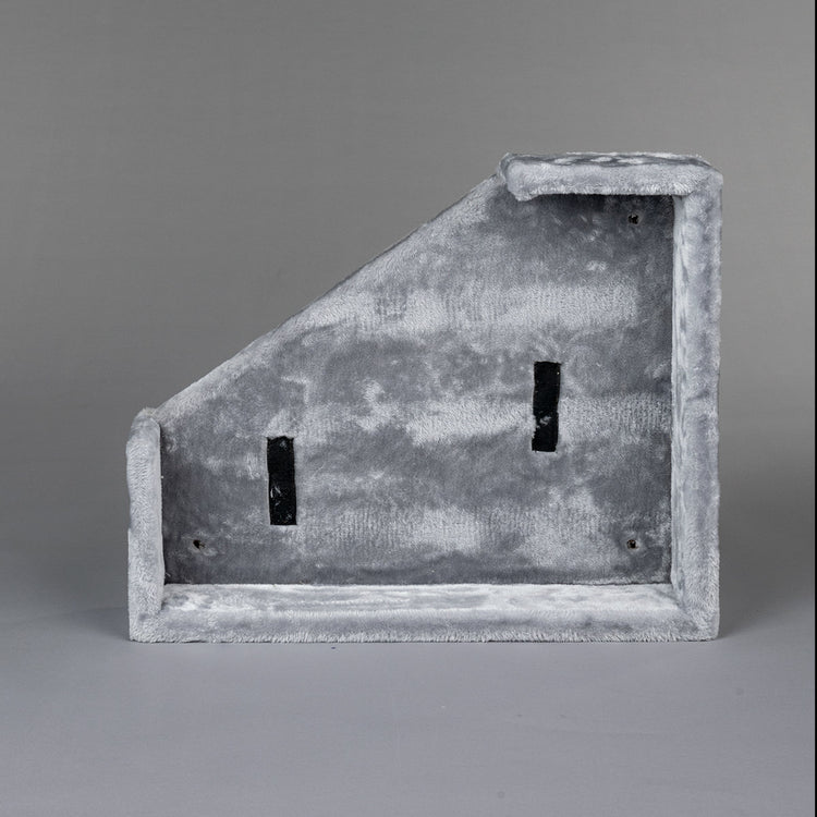 Light Grey Lounge Lying Area Corner Coon (incl. cushion)