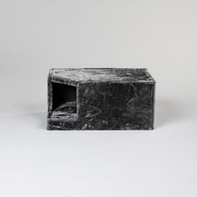 Playhouse Dark Grey, Corner Coon 55 x 35 x 25 cm (incl. cushion)
