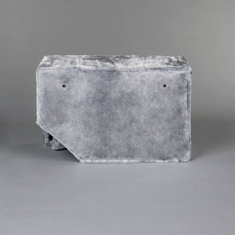 Playhouse Light Grey, Corner Coon 55 x 35 x 25 cm (incl. cushion)