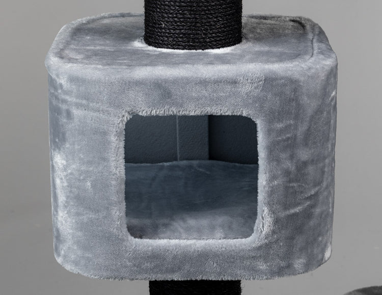 Playhouse Light Grey, Rex & Fantasy 40 x 40 x 30 cm (incl. cushion)