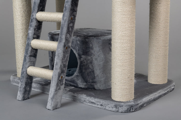 Playhouse Light Grey, Panther 50 x 40 x 30 cm