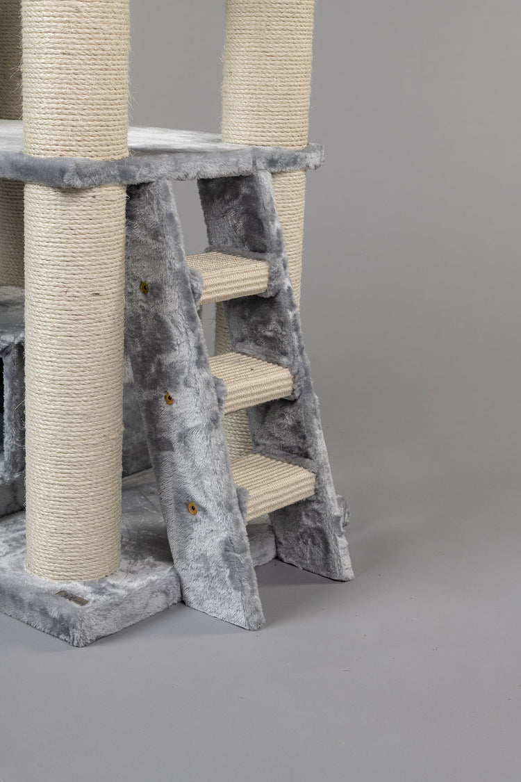 Step Corner Coon Complete Set (Light Grey)