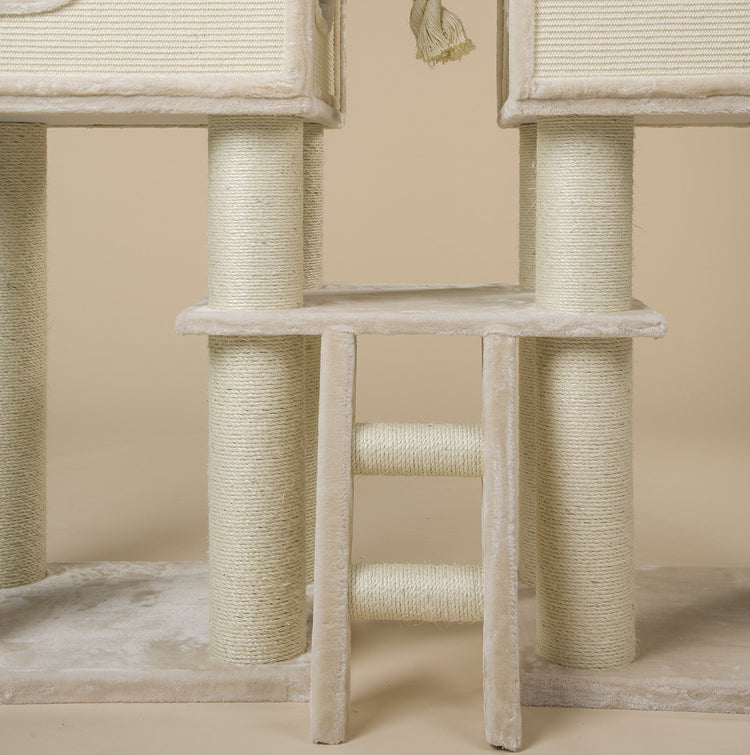 Cream Sisal Step Component (set 2 pcs), Royal Cat Palace