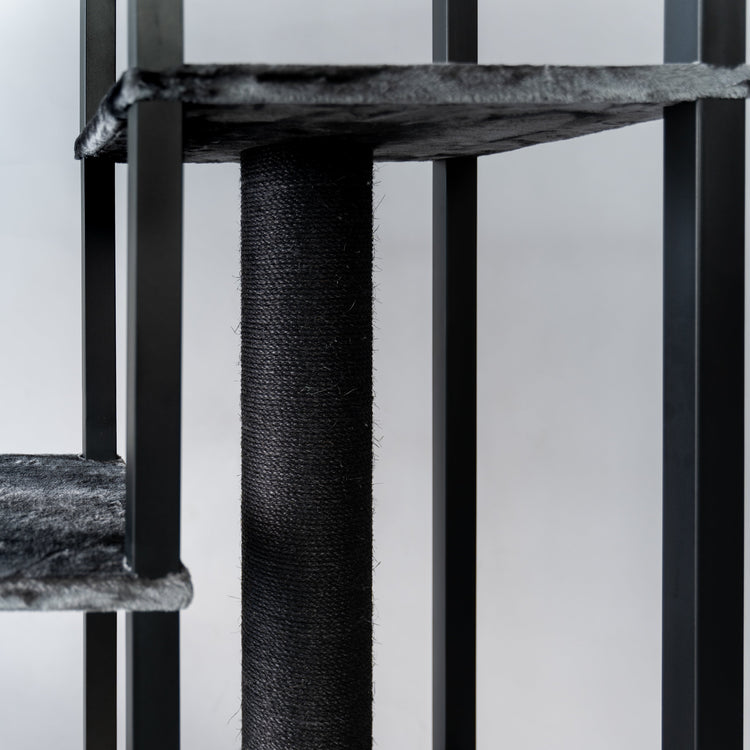 Design Cat Furniture Maine Coon Feline Elite 190 Blackline (Dark Grey)