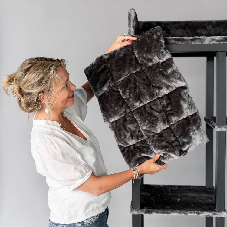 Design Cat Furniture Maine Coon Feline Elite 190 Blackline (Dark Grey)