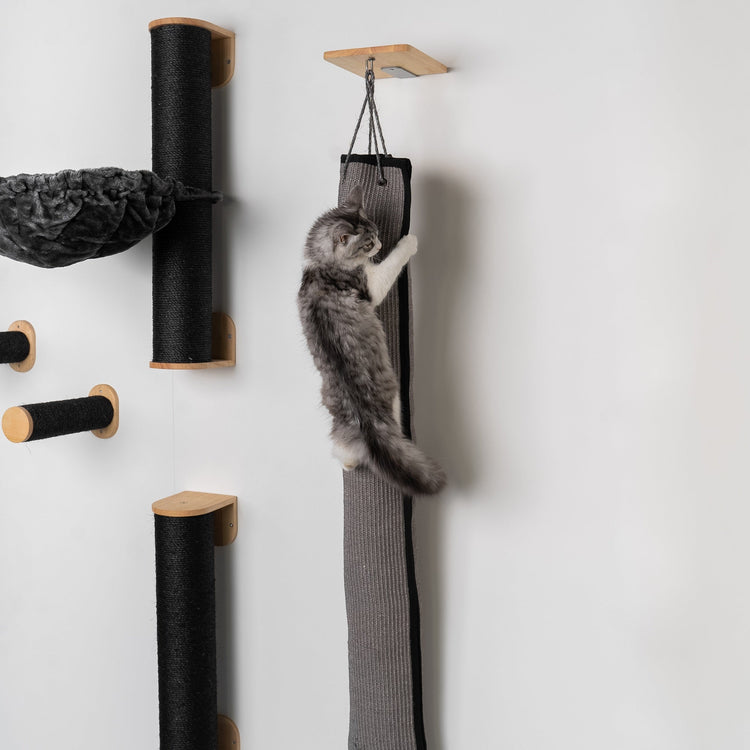 Cat Climbing Wall - Climb and Scrambling Bag (Grey)