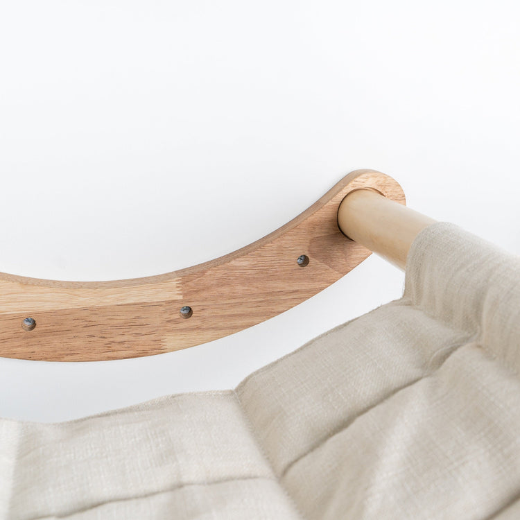 Cat Climbing Wall - Luxury Wall Hammock XXL (Beige)