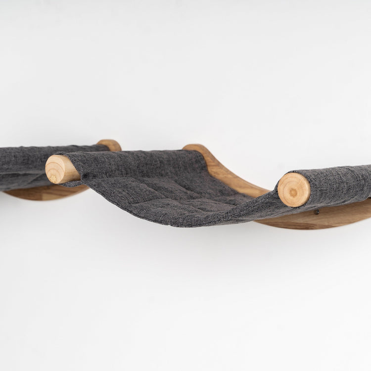 Cat Climbing Wall - Luxury Wall Hammock XXL (Grey)