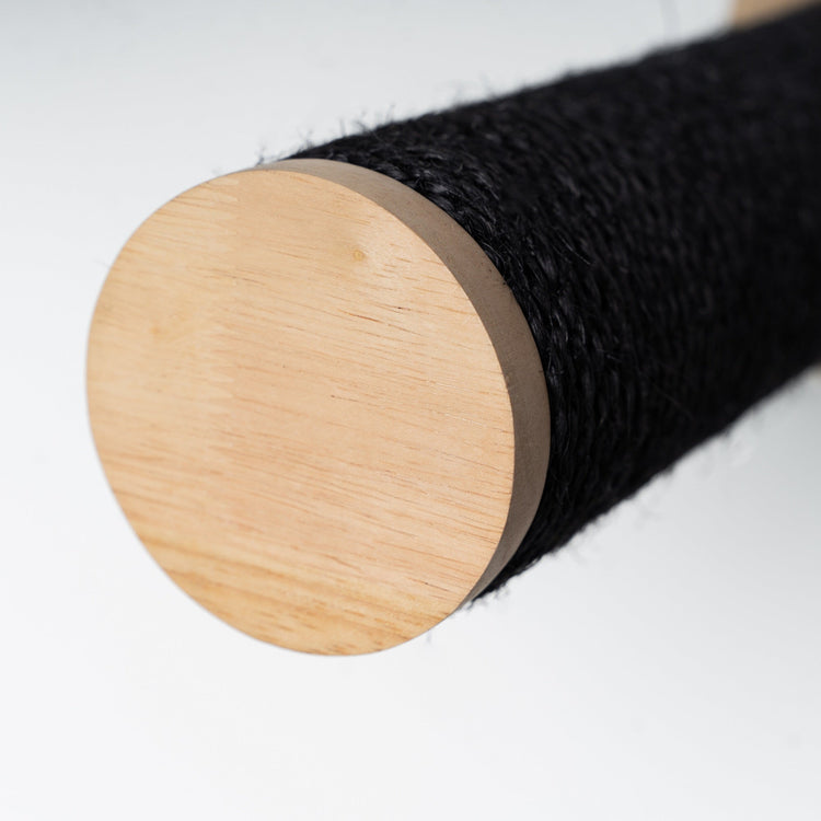 Cat Climbing Wall - Wall Sisalpole Set (Blackline)