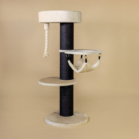 Cat Tree Maine Coon Sleeper Blackline Crown (Cream)