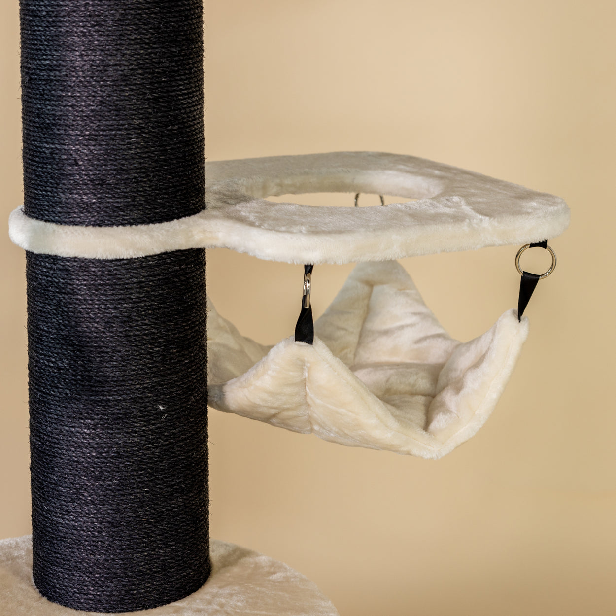 Cat Tree Maine Coon Sleeper Blackline Crown (Cream)