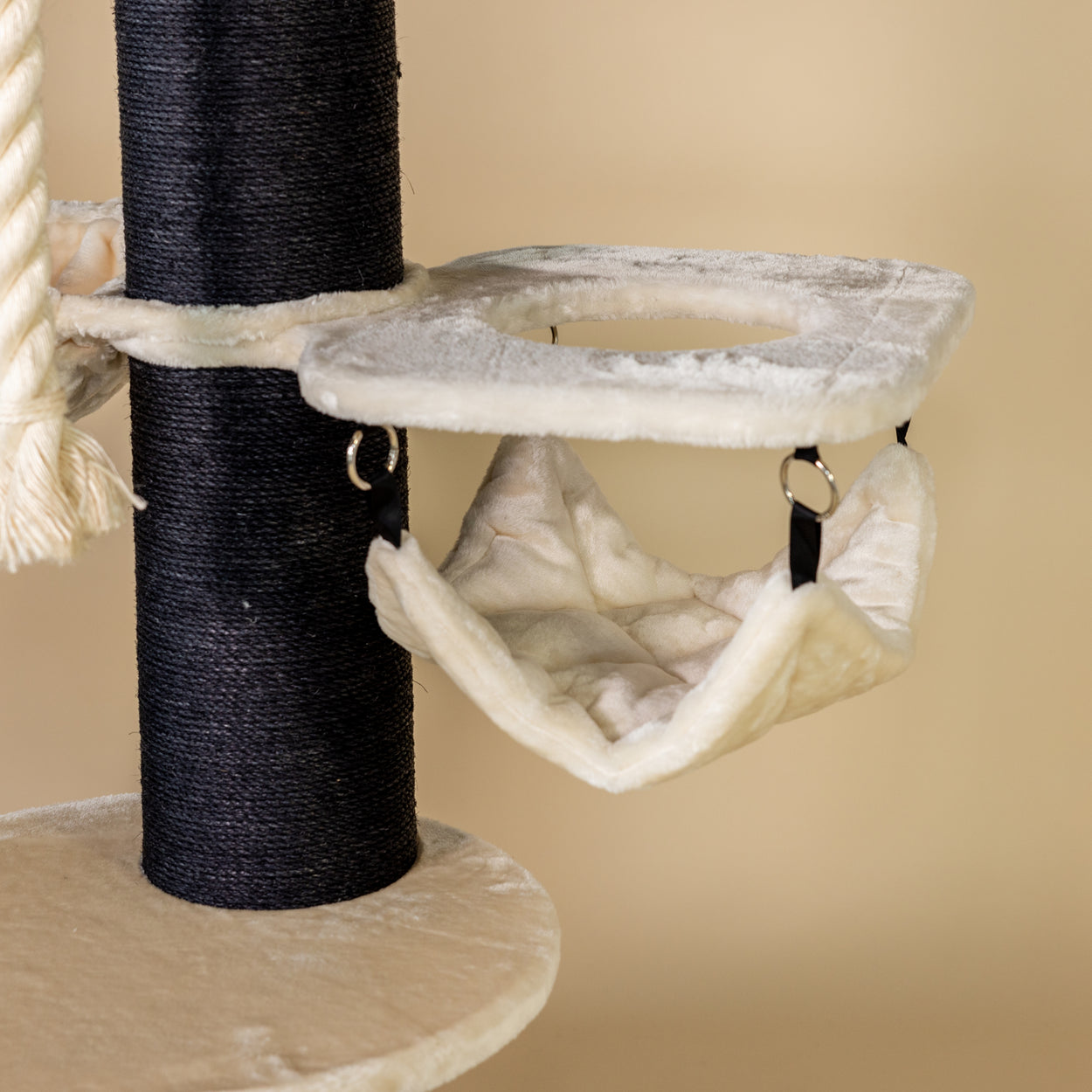 Cat Tree Maine Coon Sleeper Blackline Crown Plus (Cream)